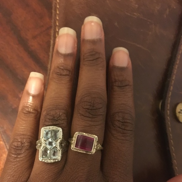 Art Deco Ruby Ring - Picture 6 of 6